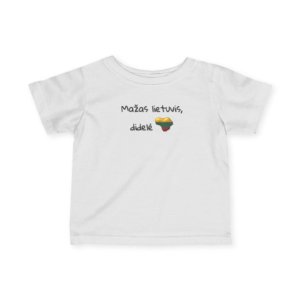 Heart of Lithuania Infant Fine Jersey Tee, Design 2