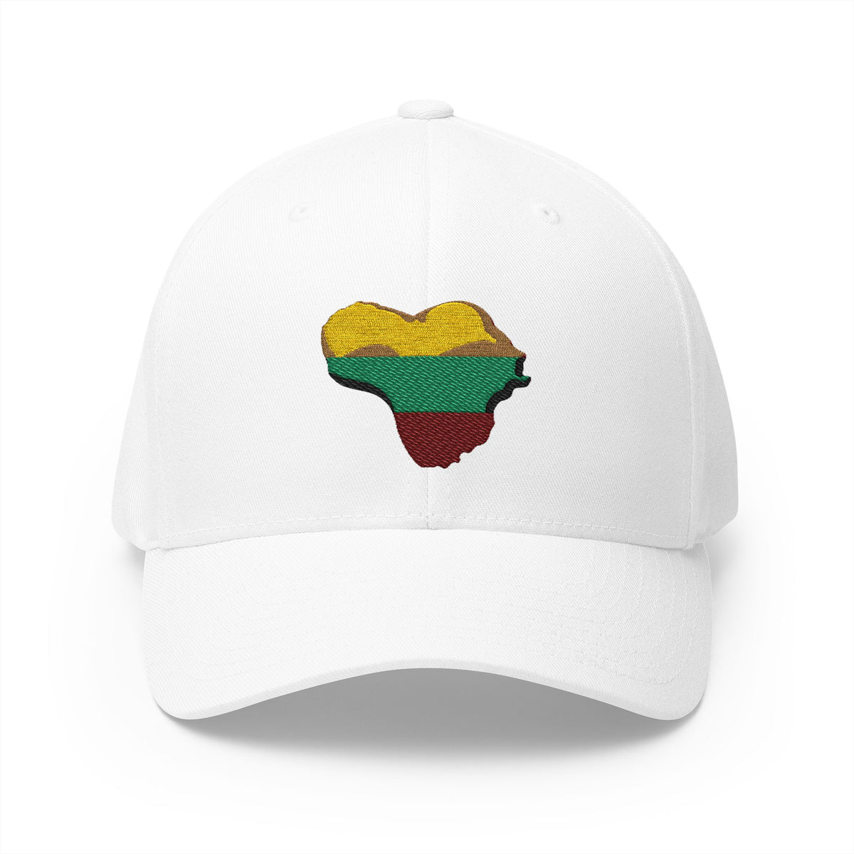 Lithuanian Heart of Europe Closed-Back Structured Cap (Embroidery)