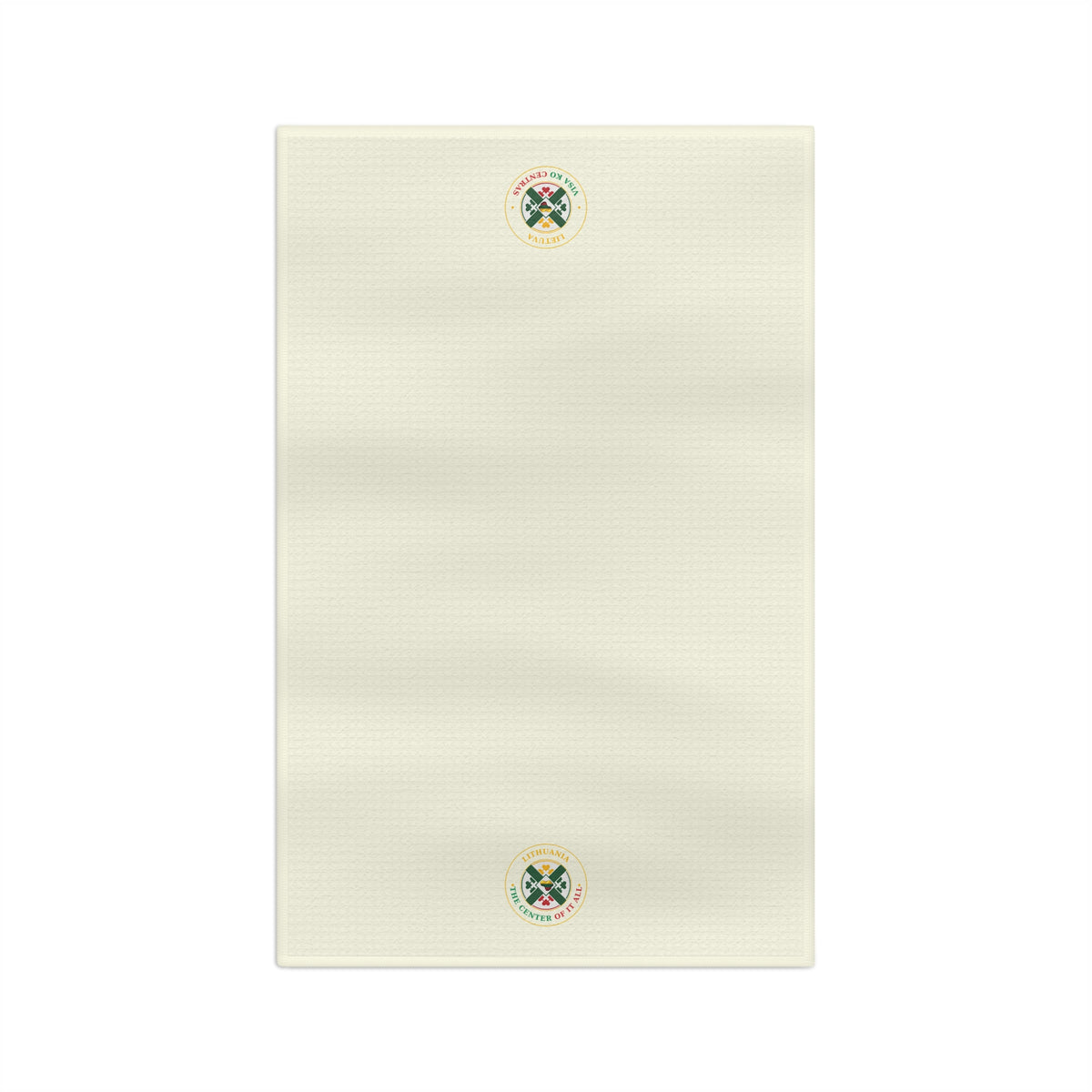 Lithuanian Center of it All Microfiber Tea Towel