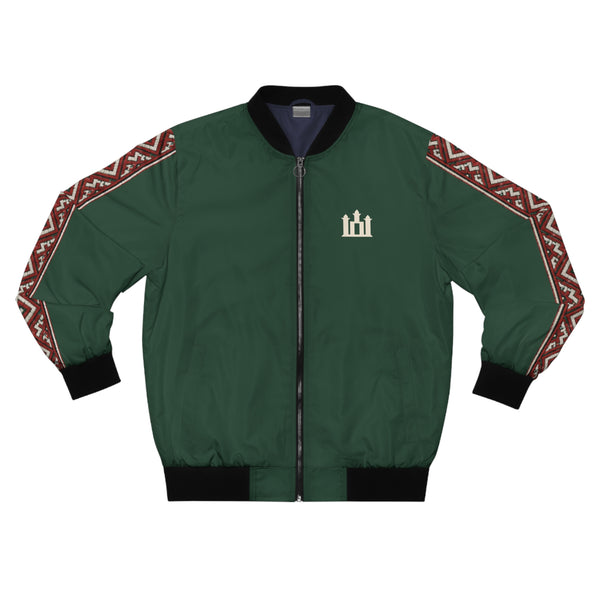 Forest green Men's Bomber Jacket Atgimimas