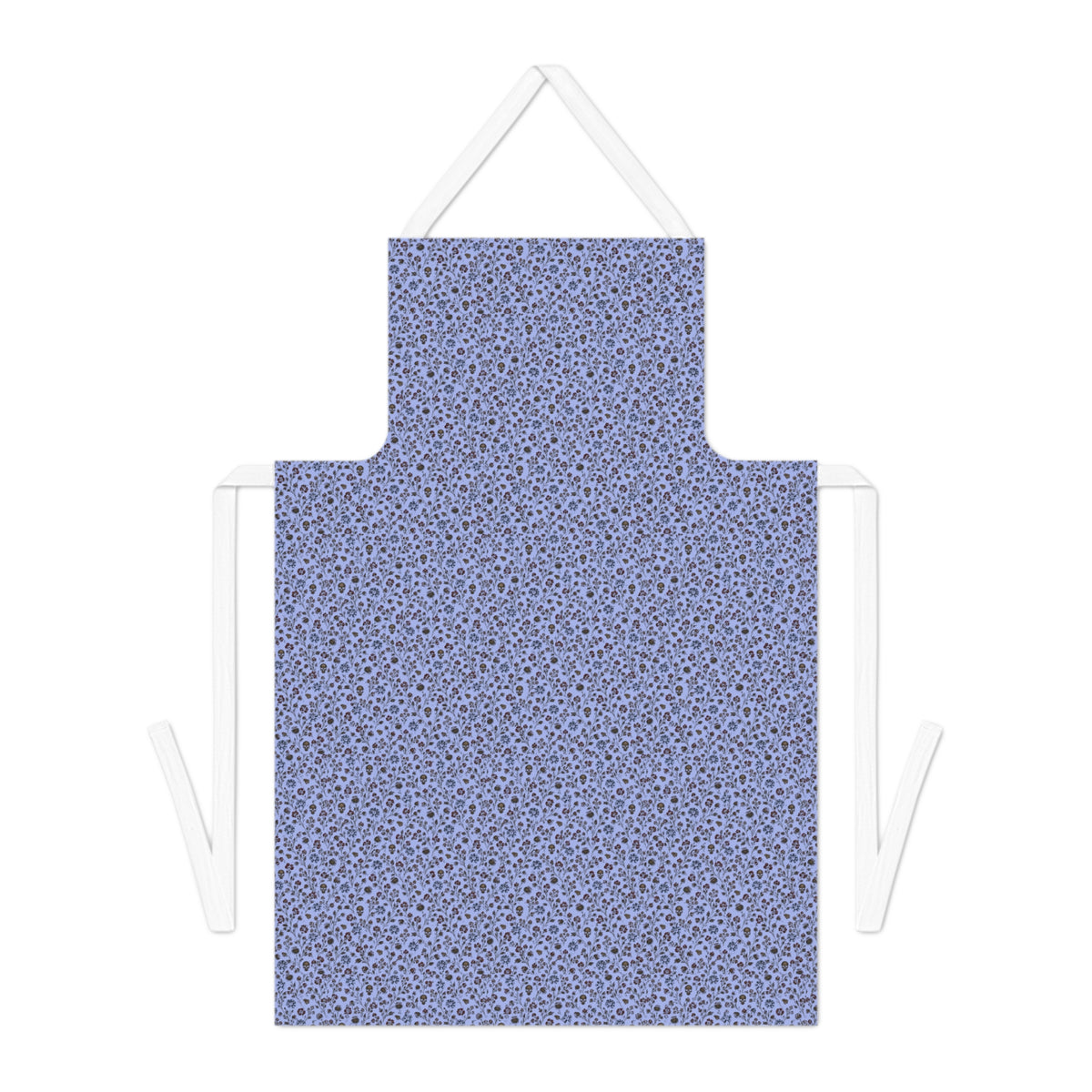 Lithuanian Skull Design Pattern Adult Apron