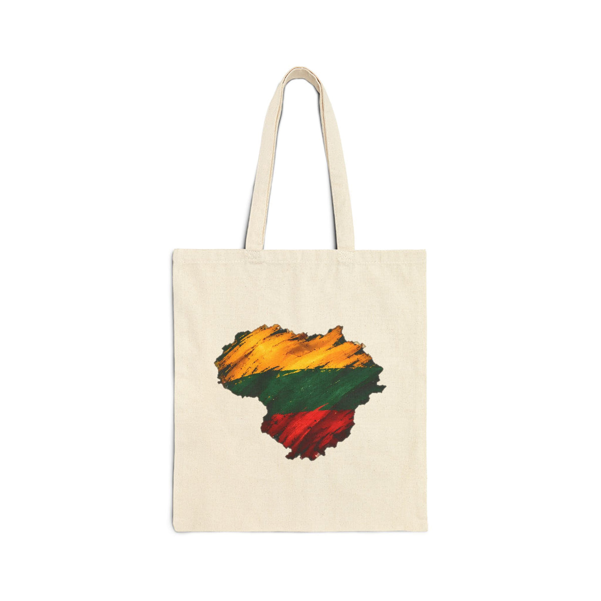 Brushstroke Heart, Cotton Canvas Tote Bag