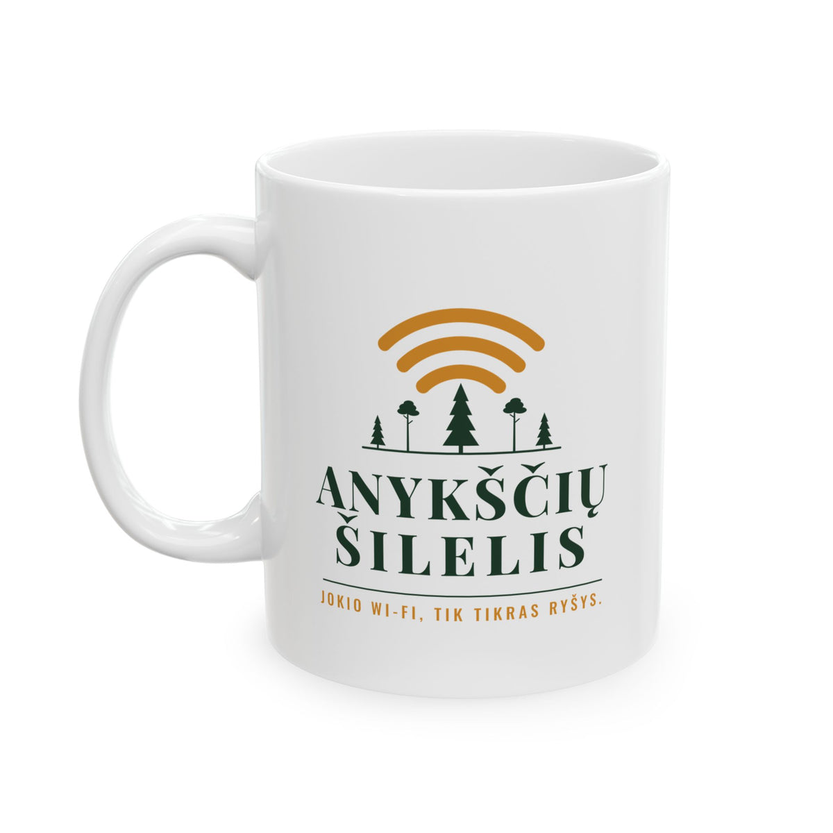 Lithuania Center of It All Coffee Mug, Style 2 | Lithuania Ceramic Mug 11 oz & 15 oz