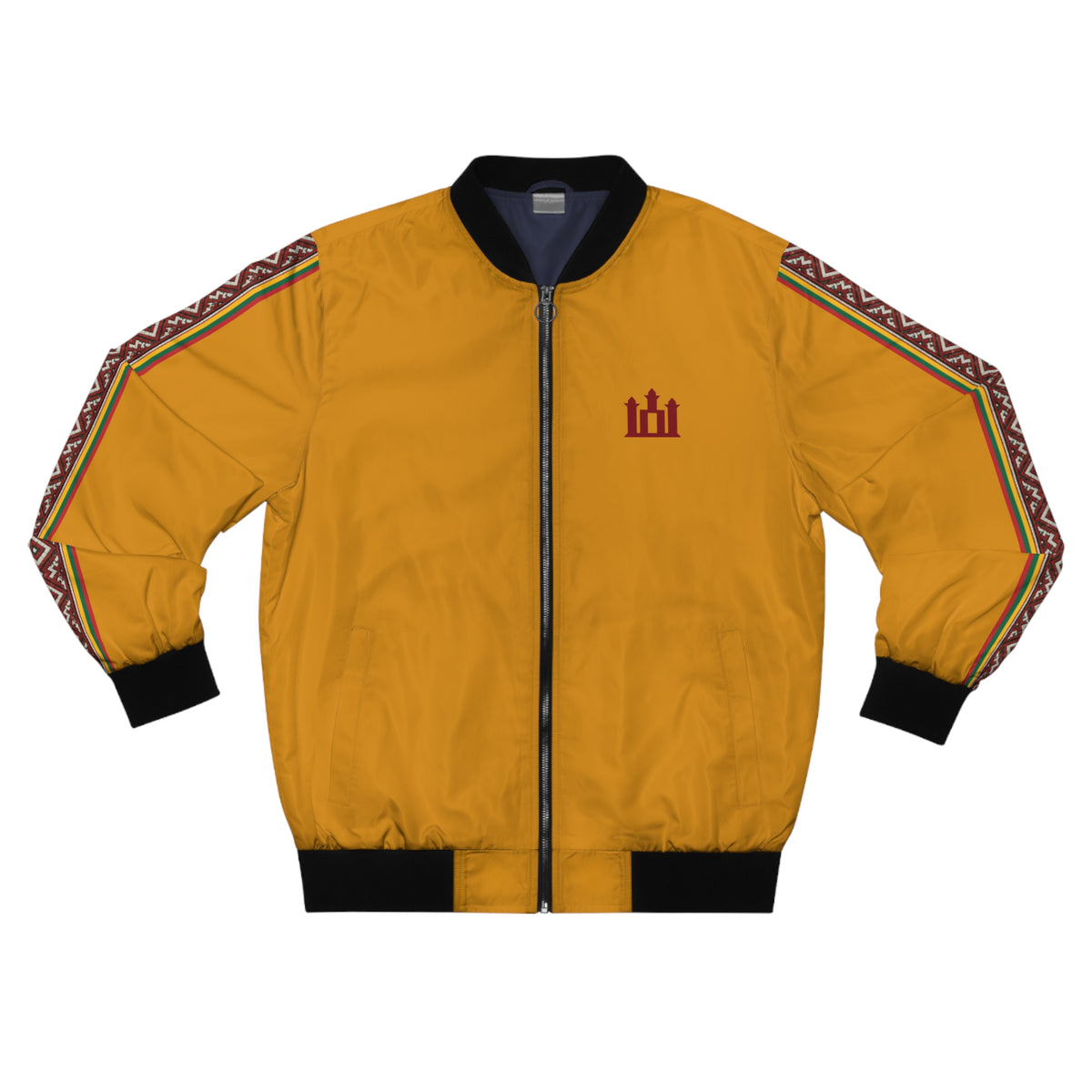 Amber Men's Bomber Jacket Lithuanian Modern Sport
