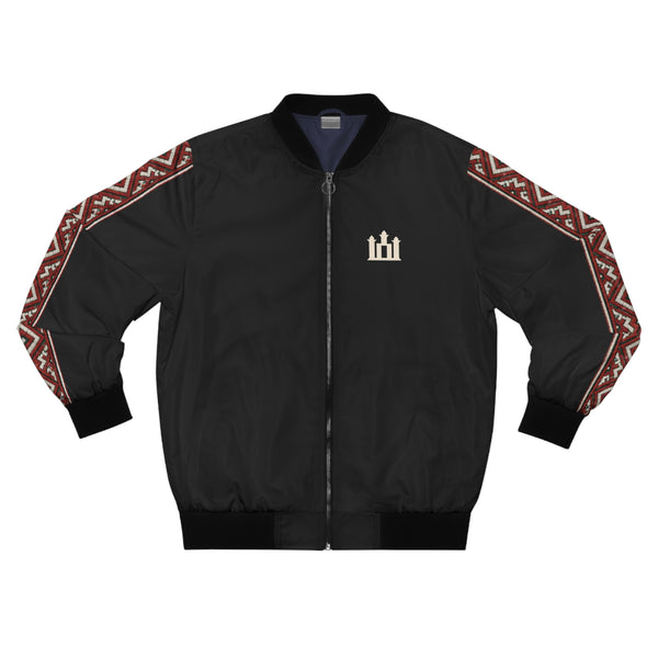 Midnight Black Men's Bomber Jacket Atgimimas