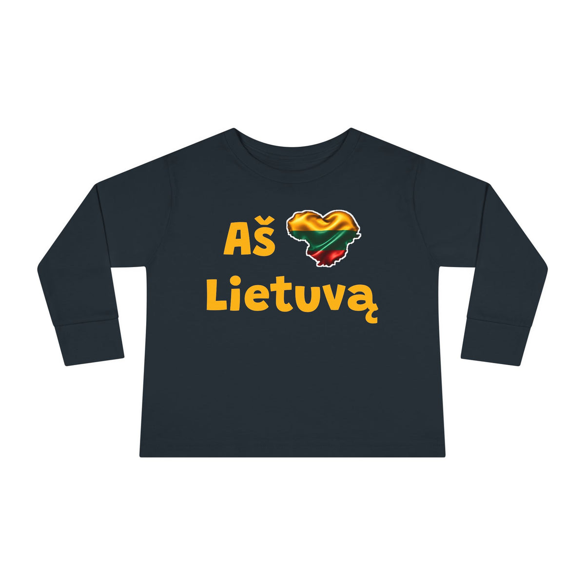 Aš Heart Lietuva, Toddler Long Sleeve Tee