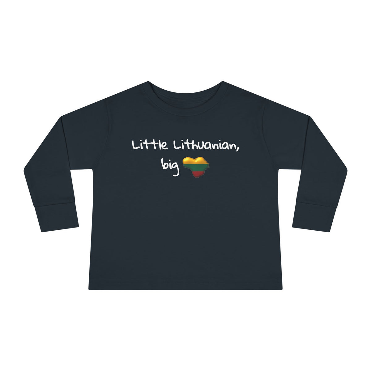 Heart of Lithuania Toddler Long Sleeve Tee, Design 2