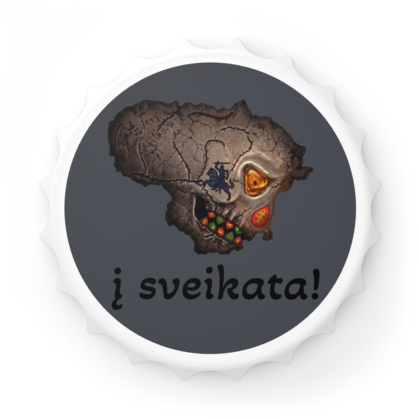Lithuanian Skull Design, Bottle Opener