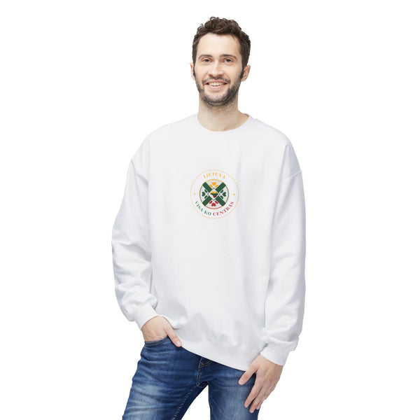 Lithuania Center of It All Crewneck Sweatshirt, Lithuanian Language