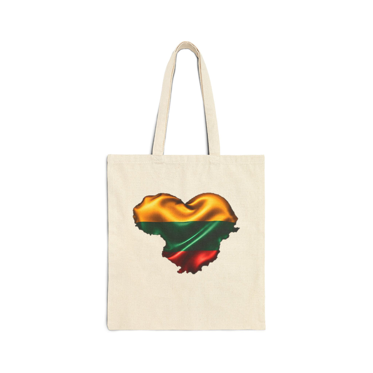 Satin Heart, Cotton Canvas Tote Bag