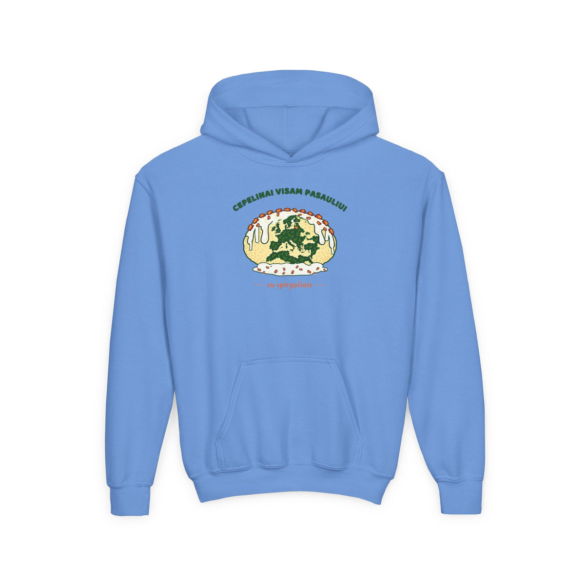 Lithuania Cepelinai, Youth Heavy Blend Hooded Sweatshirt