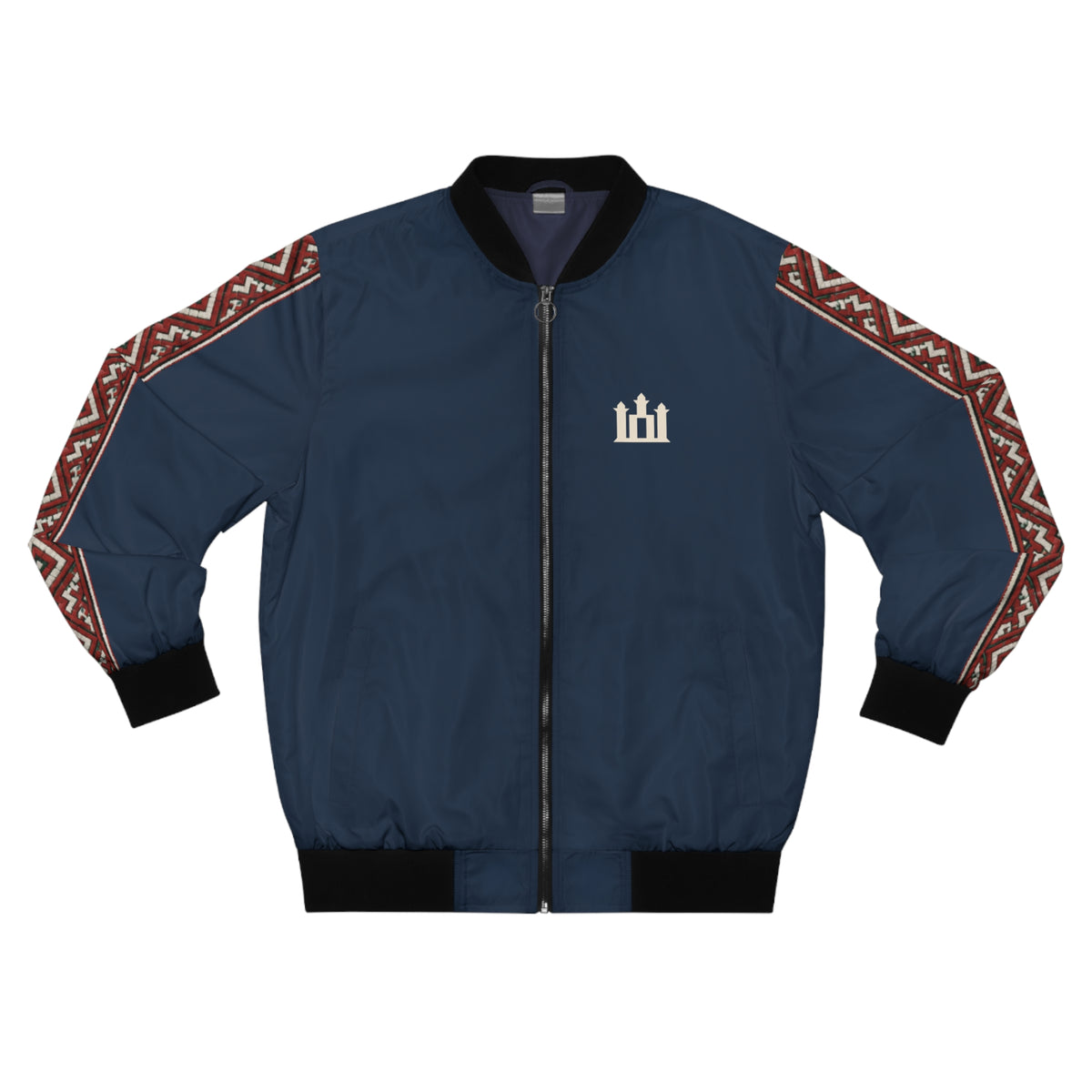 Navy Blue Heritage Sport Men's Bomber Jacket