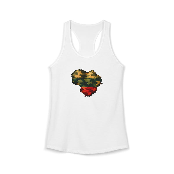 Copy of Lithuanian Golden Heart, Women's Ideal Racerback Tank