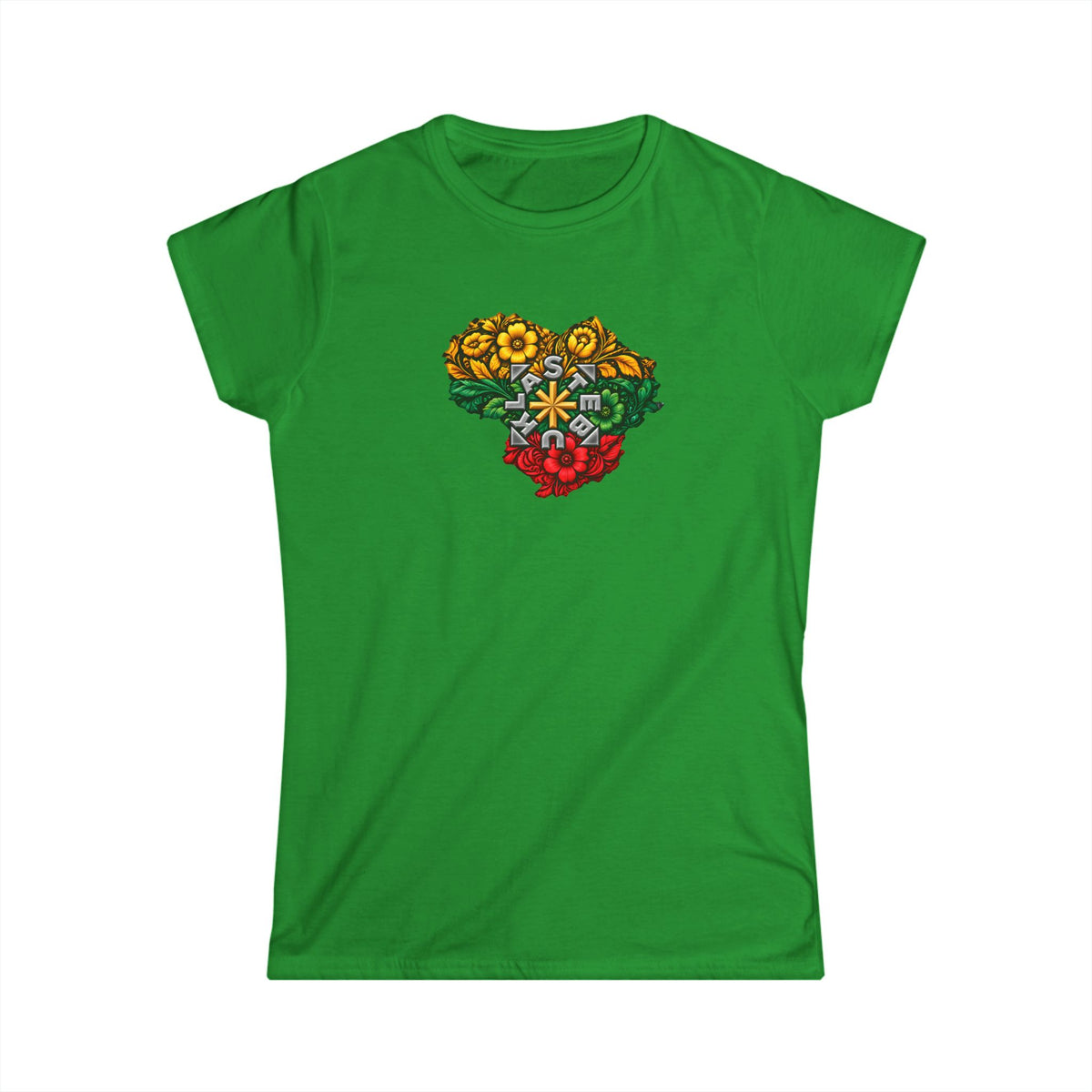 Lithuanian Stebukla Heart, Women's Softstyle Tee