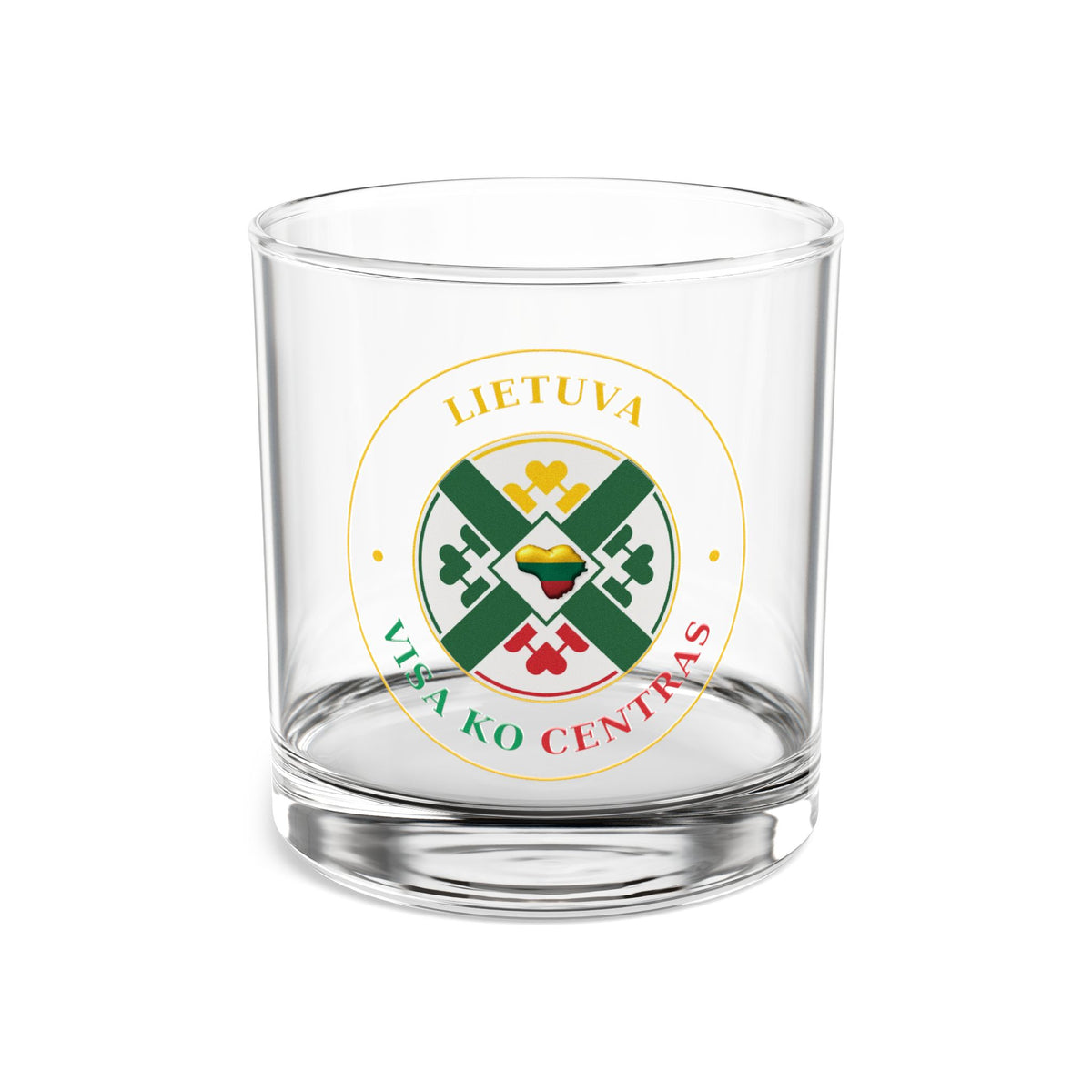 Lietuva Visa Ko Centras, Rocks Glass, 10oz