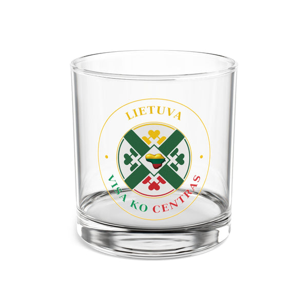 Lietuva Visa Ko Centras, Rocks Glass, 10oz