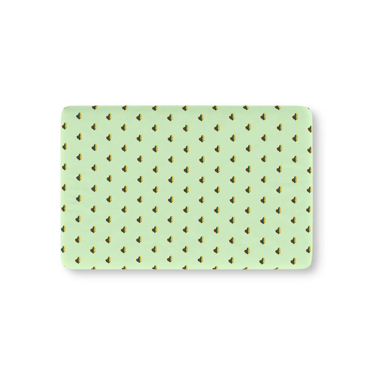 Lithuanian Heart Pattern Baby Fitted Crib Sheet