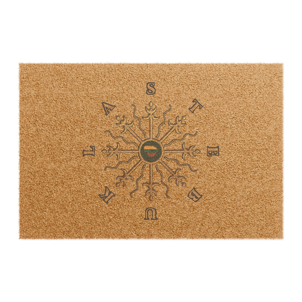 Stebukla, Lithuanian Solar Cross,  Doormat