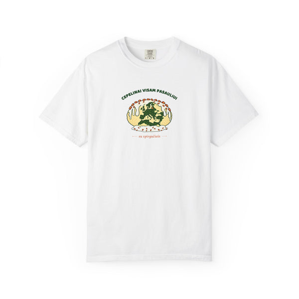 Lithuania Center of It All Garment-Dyed T-Shirt | Comfort Colors Lithuania Tee