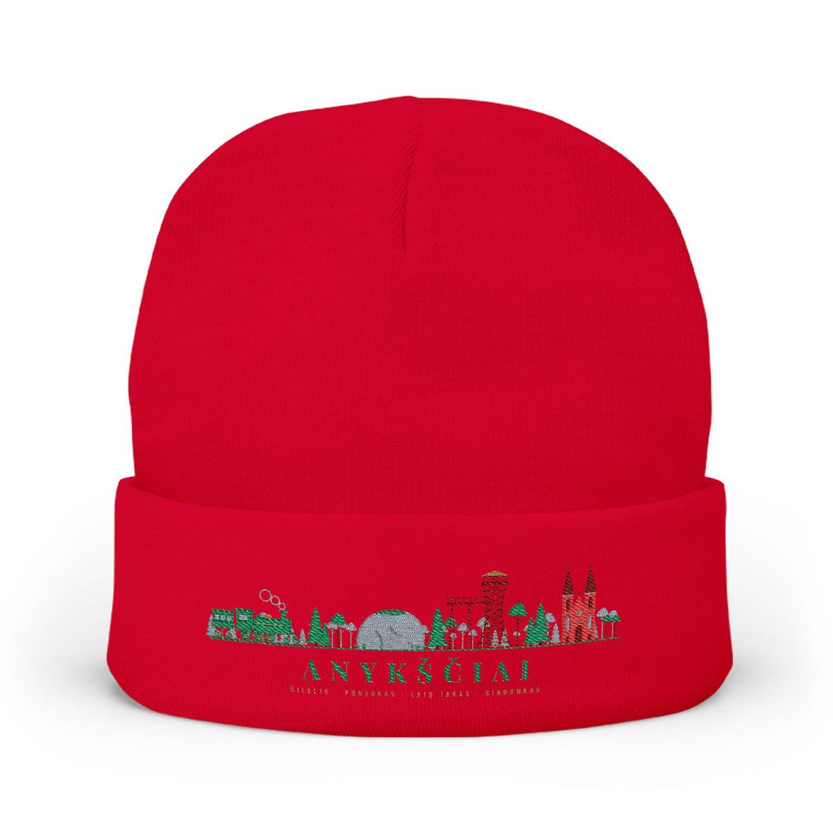 Knit Beanie (Embroidery)