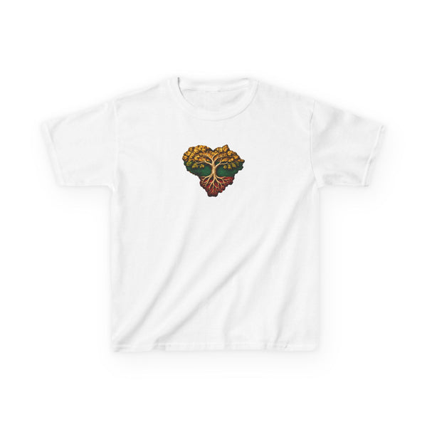 Lithuania Tree of Life Heart Design, front, Lietuva Visa Ko Centras, back, Kids Tee, | Baltic Pride