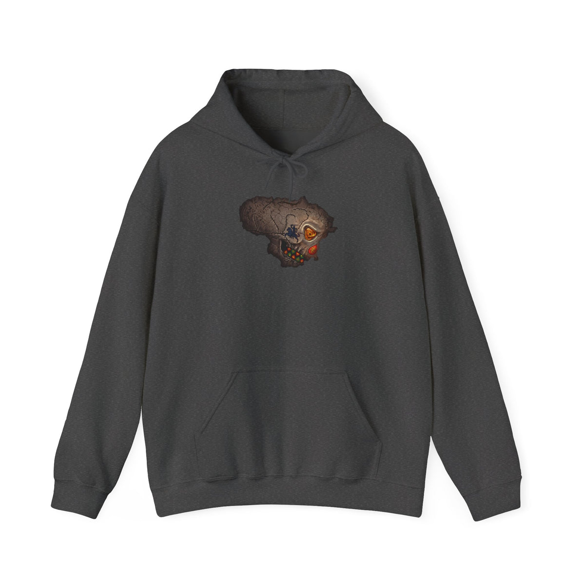 Unisex Heavy Blend™ Hooded Sweatshirt, Lithuanian Skull