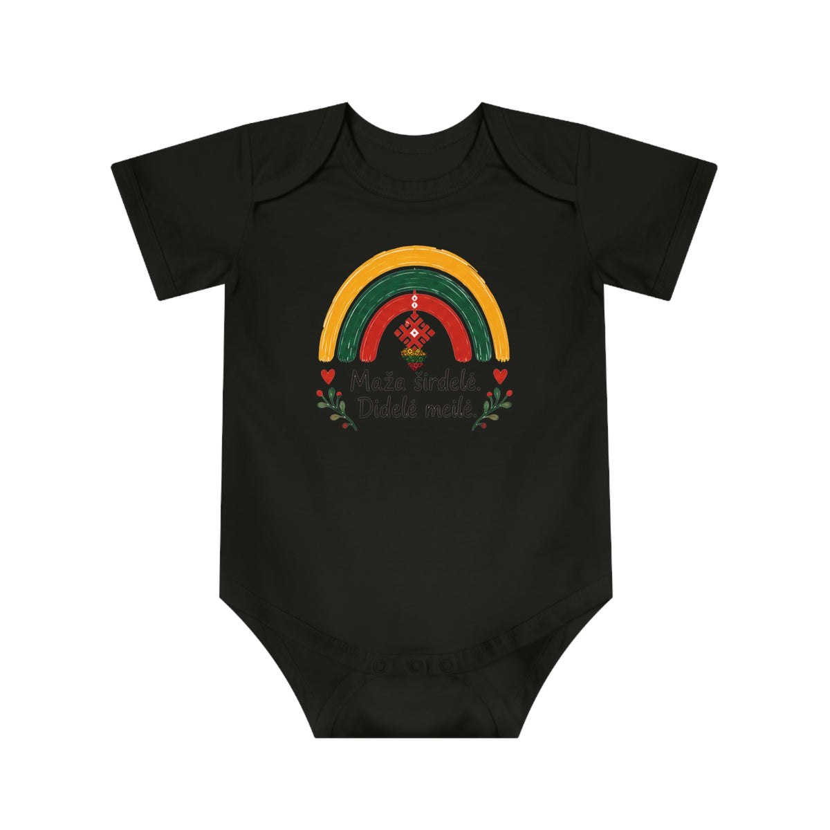 Maža širdelé, Didilé Meile, Baby Short Sleeve Bodysuit