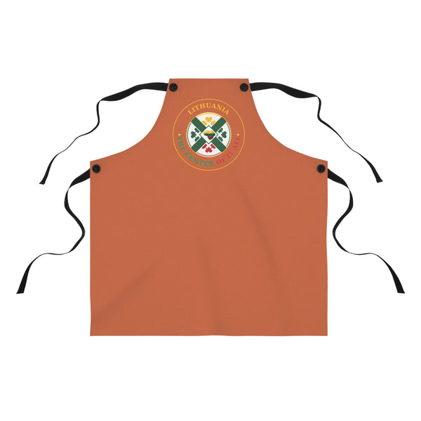 Lithuania the Center of it All, Apron, Terracotta