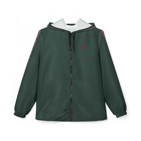 Forest Green Windbreaker Jacket