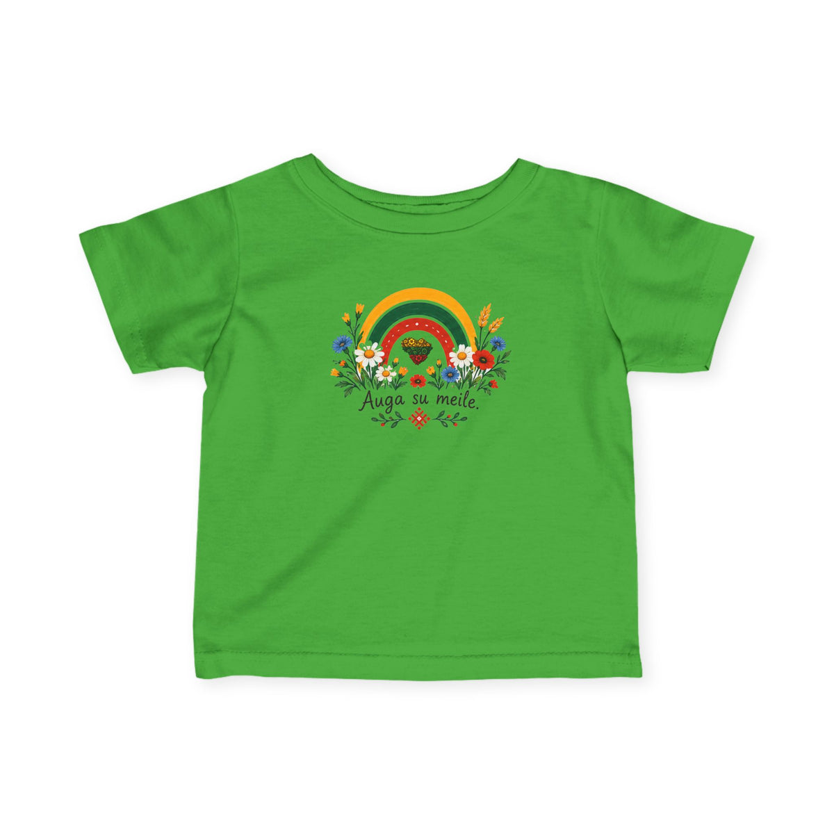 Auga su Mielė, Lithuanian, Infant Fine Jersey Tee