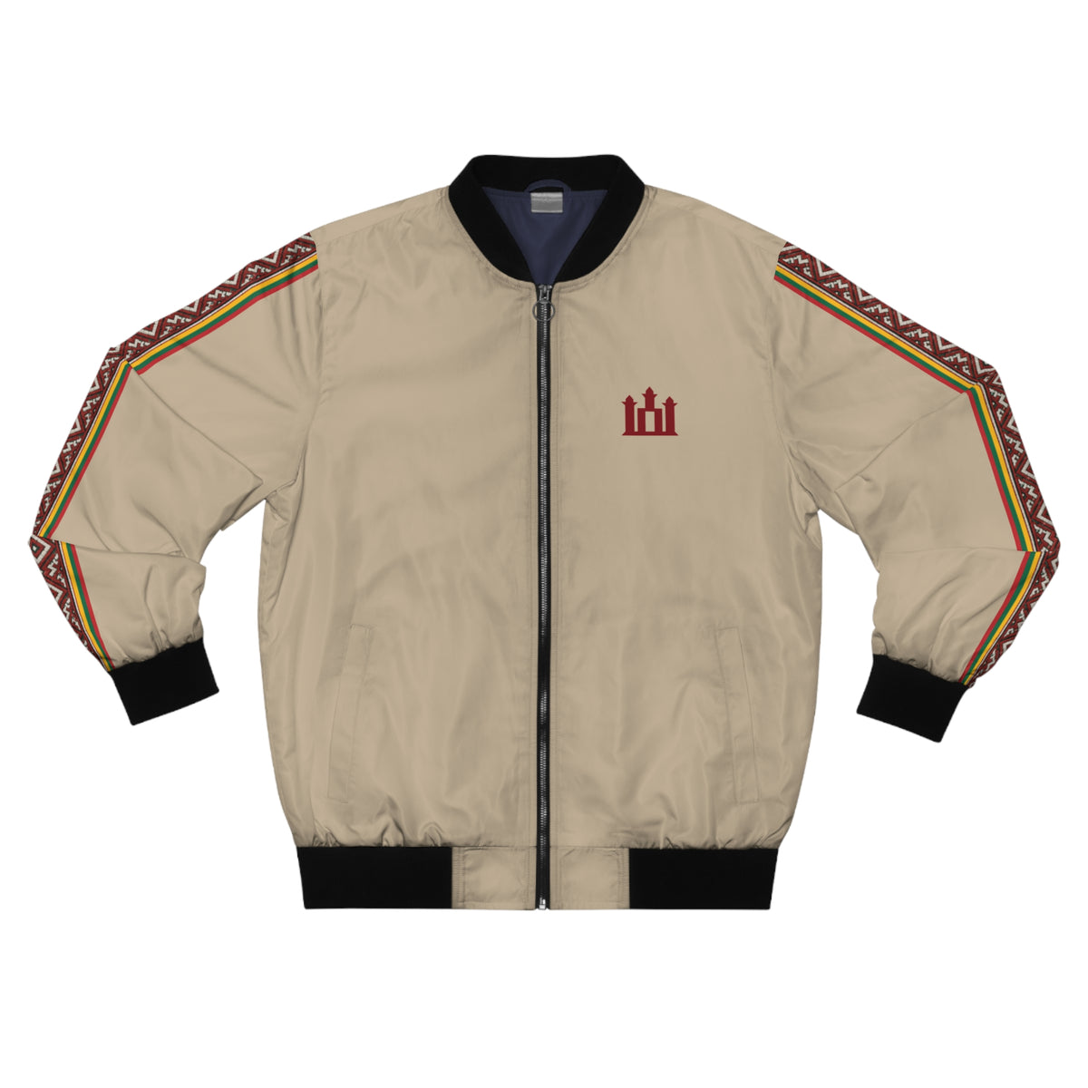 Warm Sand Men's Bomber Jacket Lithuanian Bold
