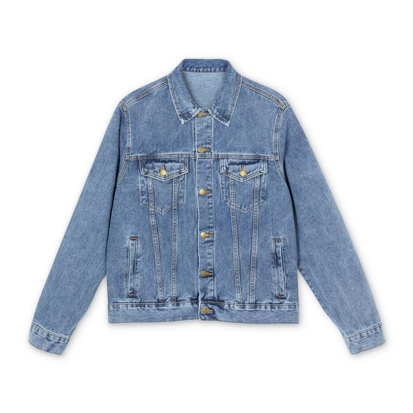 Lithuanian Skull DESIGN Men's Denim Jacket