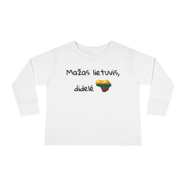 Heart of Lithuania Toddler Long Sleeve Tee
