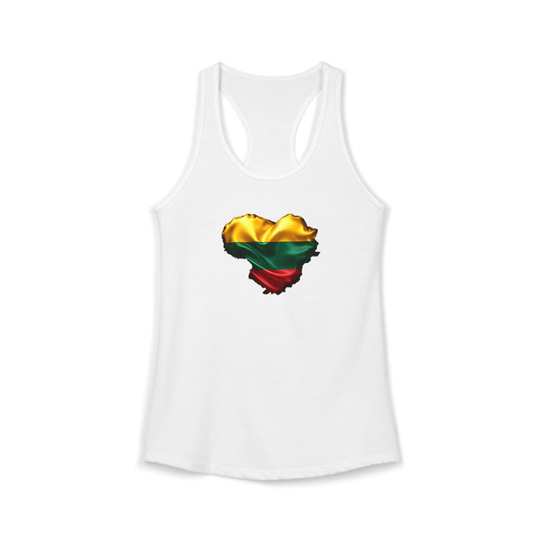 Copy of Lithuanian Satin Heart, Women's Ideal Racerback Tank