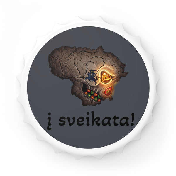 Lithuanian Skull Design, Bottle Opener